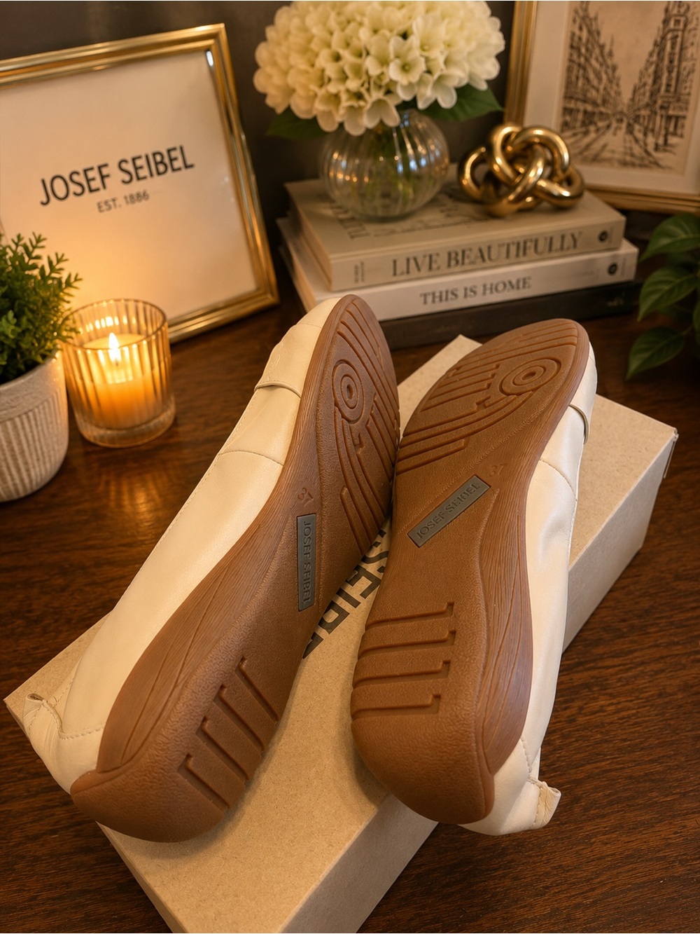 Josef Seibel Fenja 28 Sand Ballet Flats – EU 37 / US Women’s 6.5–7 - Picture 3 of 3